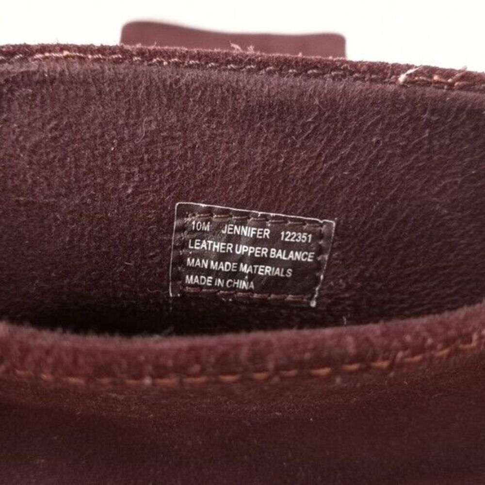 Bjorndal Jennifer Suede Boots Size 10 Women's Brown Leather Slouch Pull On - Picture 7 of 7